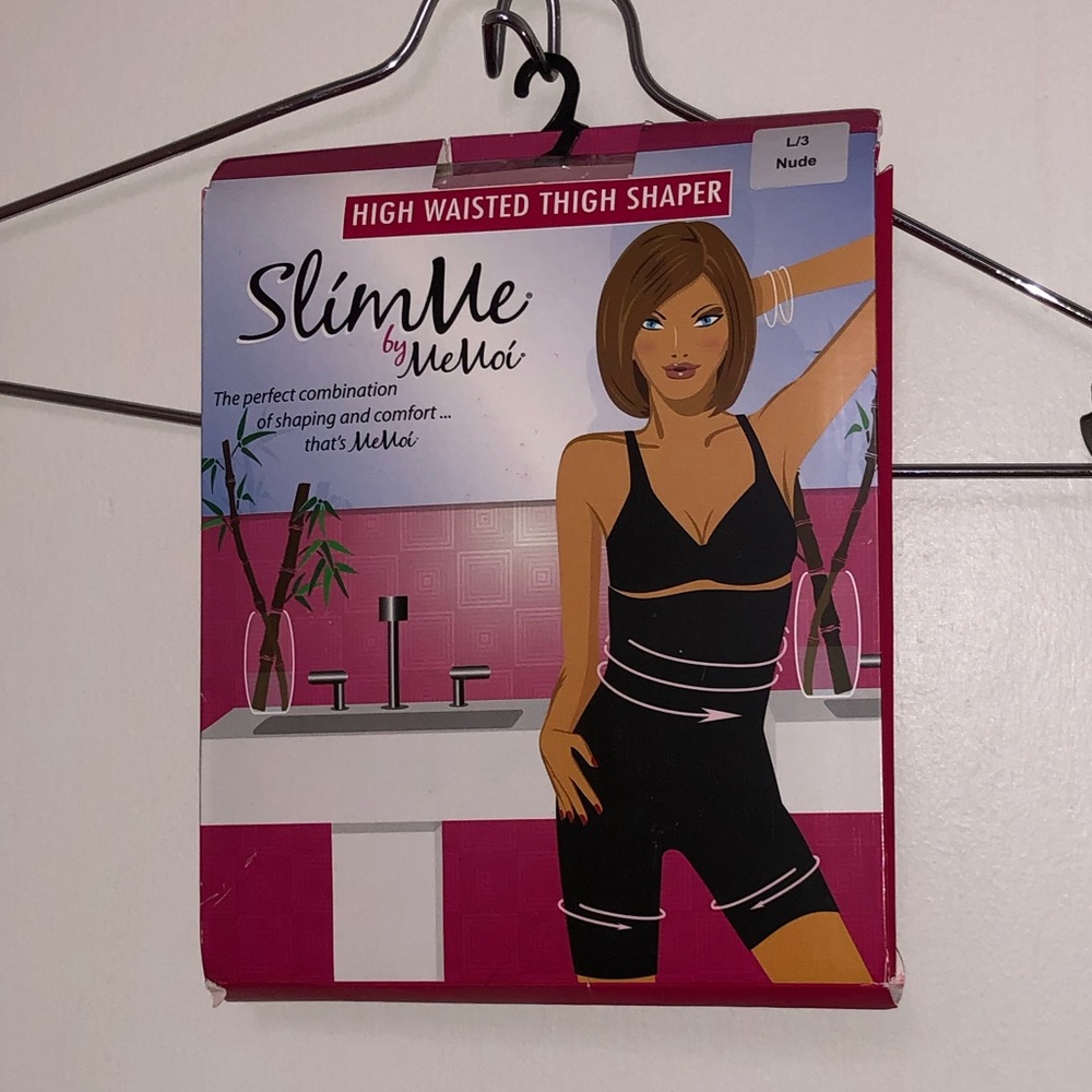 SlimMe by Me Moi High Waist Thigh Shaper Nude LG